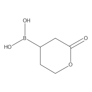 (2-Oxooxan-4-yl)boronic acid Structure