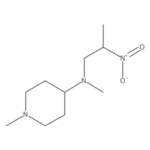 N,1-dimethyl-N-(2-nitropropyl)piperidin-4-amine Structure