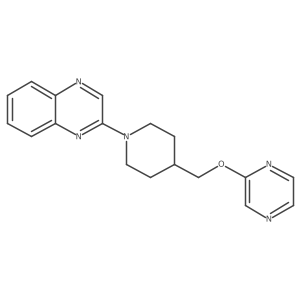 2-{4-[(Pyrazin-2-yloxy)methyl]piperidin-1-yl}quinoxaline结构式