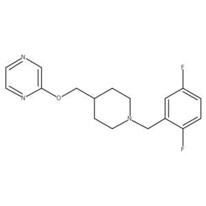2-({1-[(2,5-Difluorophenyl)methyl]piperidin-4-yl}methoxy)pyrazine结构式