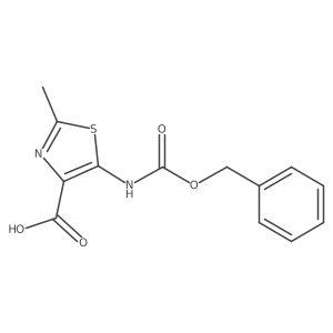 5-{[(Benzyloxy)carbonyl]amino}-2-methyl-1,3-thiazole-4-carboxylic acid Structure