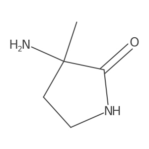 (3S)-3-amino-3-methylpyrrolidin-2-one Structure