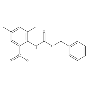 benzyl N-(2,4-dimethyl-6-nitrophenyl)carbamate结构式