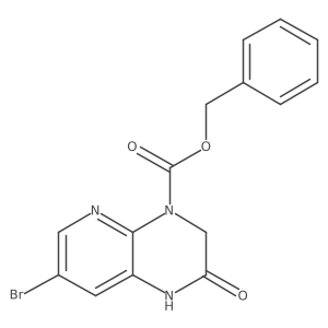 benzyl 7-bromo-2-oxo-1H,2H,3H,4H-pyrido[2,3-b]pyrazine-4-carboxylate Structure