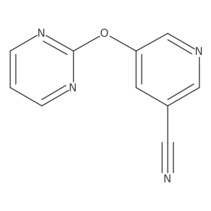 5-(Pyrimidin-2-yloxy)nicotinonitrile Structure
