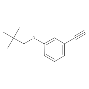 1-Ethynyl-3-(neopentyloxy)benzene结构式
