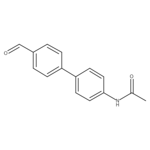 N-(4'-Formyl[1,1'-biphenyl]-4-yl)acetamide结构式