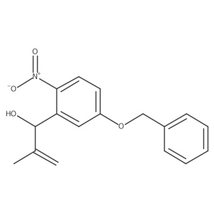 1-[5-(Benzyloxy)-2-nitrophenyl]-2-methyl-2-propen-1-ol Structure