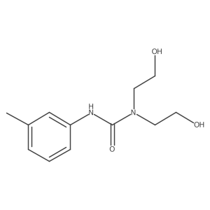 1,1-Bis(2-hydroxyethyl)-3-(m-tolyl)urea结构式