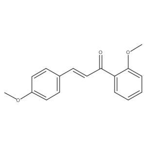 (2E)-1-(2-Methoxyphenyl)-3-(4-methoxyphenyl)prop-2-en-1-one结构式