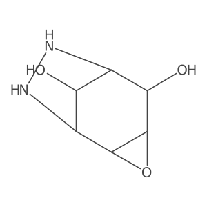 myo-Inositol, 1,2-anhydro-4,6-dideoxy-4,6-hydrazo- Structure