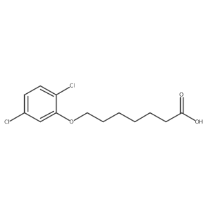 7-(2,5-Dichlorophenoxy)heptanoic acid Structure