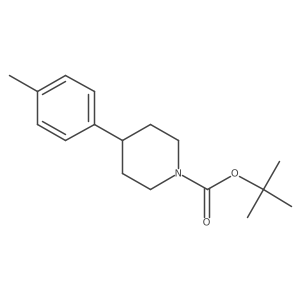 Tert-butyl 4-(4-methylphenyl)piperidine-1-carboxylate结构式
