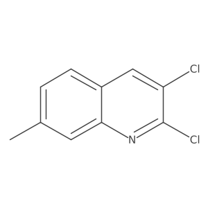2,3-Dichloro-7-methylquinoline结构式