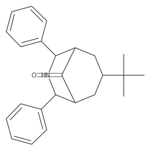 7-(1,1-Dimethylethyl)-2,4-diphenyl-3-azabicyclo[3.3.1]nonan-9-one Structure