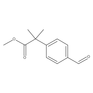 Methyl 2-(4-formylphenyl)-2-methylpropanoate Structure