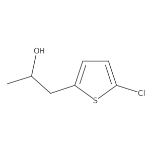 (2R)-1-(5-chlorothiophen-2-yl)propan-2-ol Structure