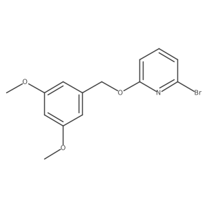2-Bromo-6-[(3,5-dimethoxyphenyl)methoxy]pyridine Structure