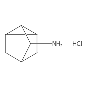 Tricyclo[2.2.1.0,2,6]heptan-3-amine hydrochloride Structure