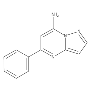 5-Phenylpyrazolo[1,5-a]pyrimidin-7-amine结构式