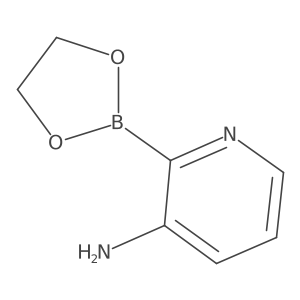 2-(1,3,2-Dioxaborolan-2-yl)-3-pyridinamine结构式