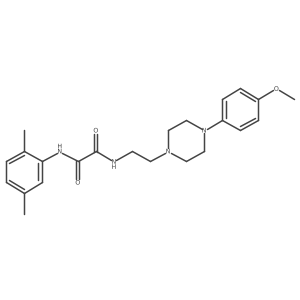 N1-(2,5-dimethylphenyl)-N2-(2-(4-(4-methoxyphenyl)piperazin-1-yl)ethyl)oxalamide结构式