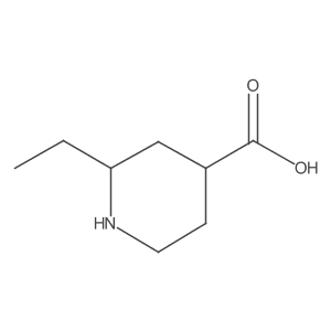 2-Ethylpiperidine-4-carboxylic acid结构式