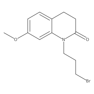 1-(3-bromopropyl)-7-methoxy-3,4-dihydro-1H-quinolin-2-one结构式