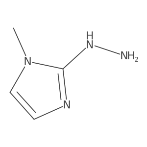 2-Hydrazinylidene-1-methyl-2,3-dihydro-1H-imidazole结构式