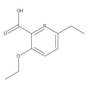 6-Ethyl-3-(ethyloxy)-2-pyridinecarboxylic acid Structure