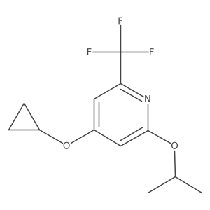 4-Cyclopropoxy-2-isopropoxy-6-(trifluoromethyl)pyridine Structure
