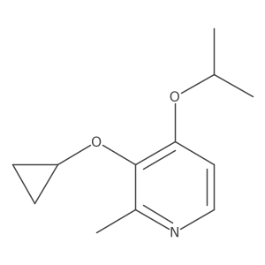 3-Cyclopropoxy-4-isopropoxy-2-methylpyridine Structure