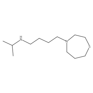 Tetrahydro-N-(1-methylethyl)-1,4-thiazepine-4(5H)-butanamine Structure