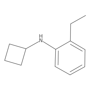 N-cyclobutyl-2-ethylaniline结构式