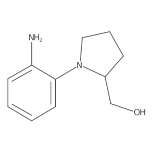 [1-(2-Aminophenyl)pyrrolidin-2-yl]methanol结构式