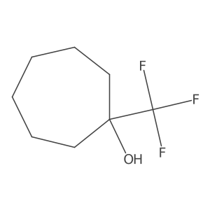 1-(Trifluoromethyl)cycloheptanol Structure