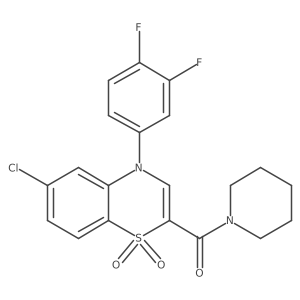 3-[4-(2,5-difluorobenzoyl)piperazin-1-yl]-1-propylquinoxalin-2(1H)-one Structure