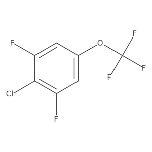 2-Chloro-1,3-difluoro-5-(trifluoromethoxy)benzene结构式