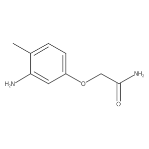 2-(3-Amino-4-methylphenoxy)acetamide结构式