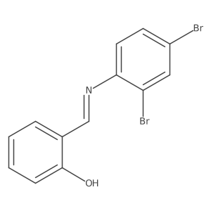 N-(Salicylidene)-2,4-dibromoaniline结构式
