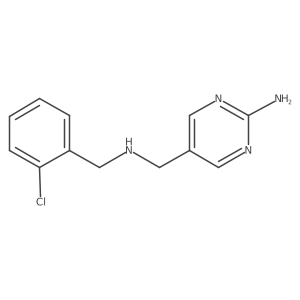 5-(((2-Chlorobenzyl)amino)methyl)pyrimidin-2-amine Structure
