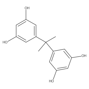 5,5'-(Propane-2,2-diyl)bis(benzene-1,3-diol) Structure