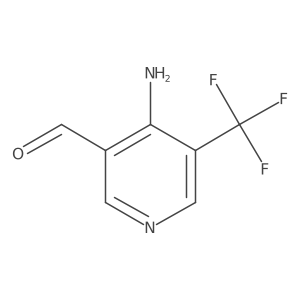 4-Amino-5-(trifluoromethyl)nicotinaldehyde Structure