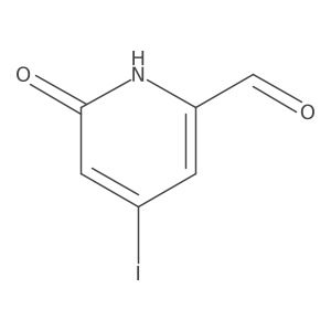 6-Hydroxy-4-iodopyridine-2-carbaldehyde Structure