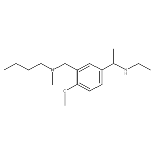 1,3-Benzenedimethanamine, N3-butyl-N1-ethyl-4-methoxy-N3,I+/-1-dimethyl-结构式