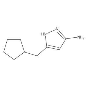 Nc1cc(CC2CCCC2)[nH]n1结构式