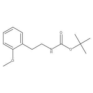 N-(t-Butyloxycarbonyl)-2-(2-methoxyphenyl)-ethylamine Structure