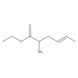 Ethyl 2-aminohex-4-enoate Structure