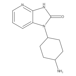 1-(4-Aminocyclohexyl)-1H-imidazo[4,5-b]pyridin-2(3H)-one结构式