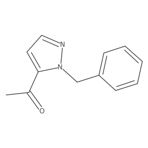 1-(1-benzyl-1H-pyrazol-5-yl)ethan-1-one Structure